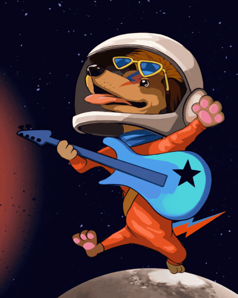 Animated Bowie token artwork